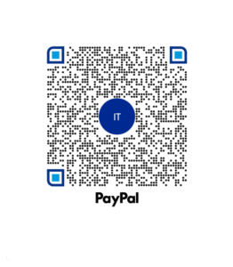 Ian's PayPal QR code. 